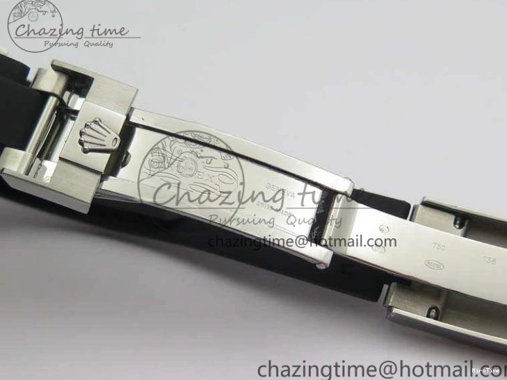 MiroTime 0316 SmartChoice Daytona 116519LN JH Best Edition Black Dial Crystal Markers On Rubber Strap A4130 (Free XS Rubber Strap) 3558